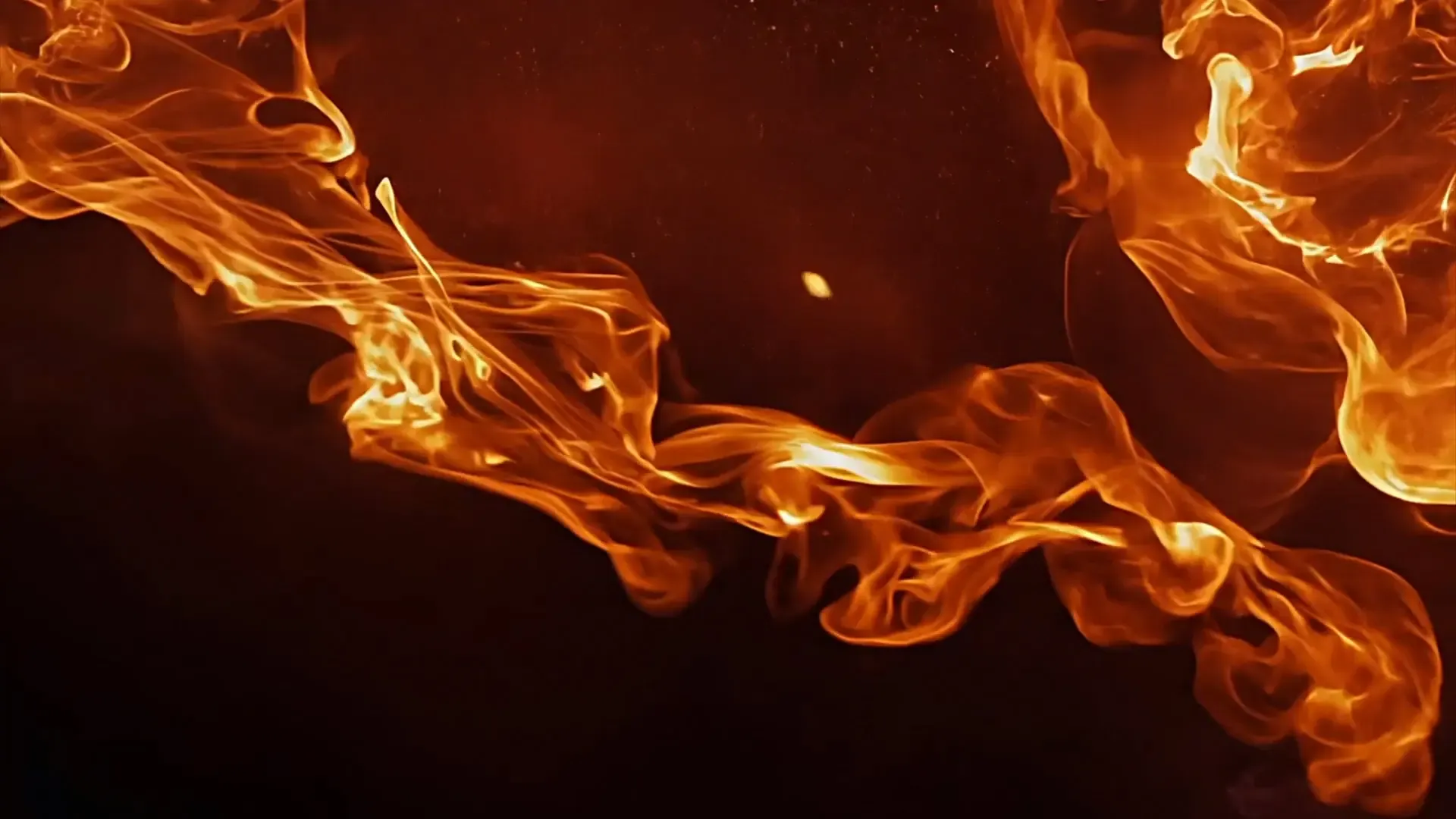 Dynamic Fire Effect Overlay for Video Projects